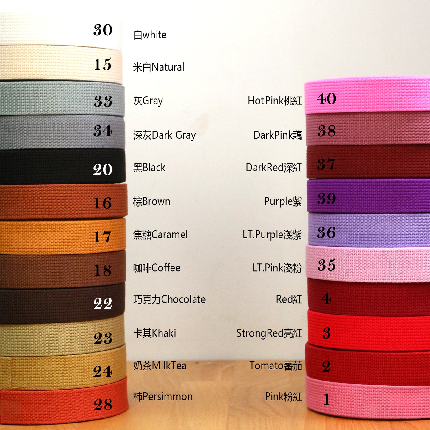 3cm Acrylic Webbing Tape 織帶 - 50cm