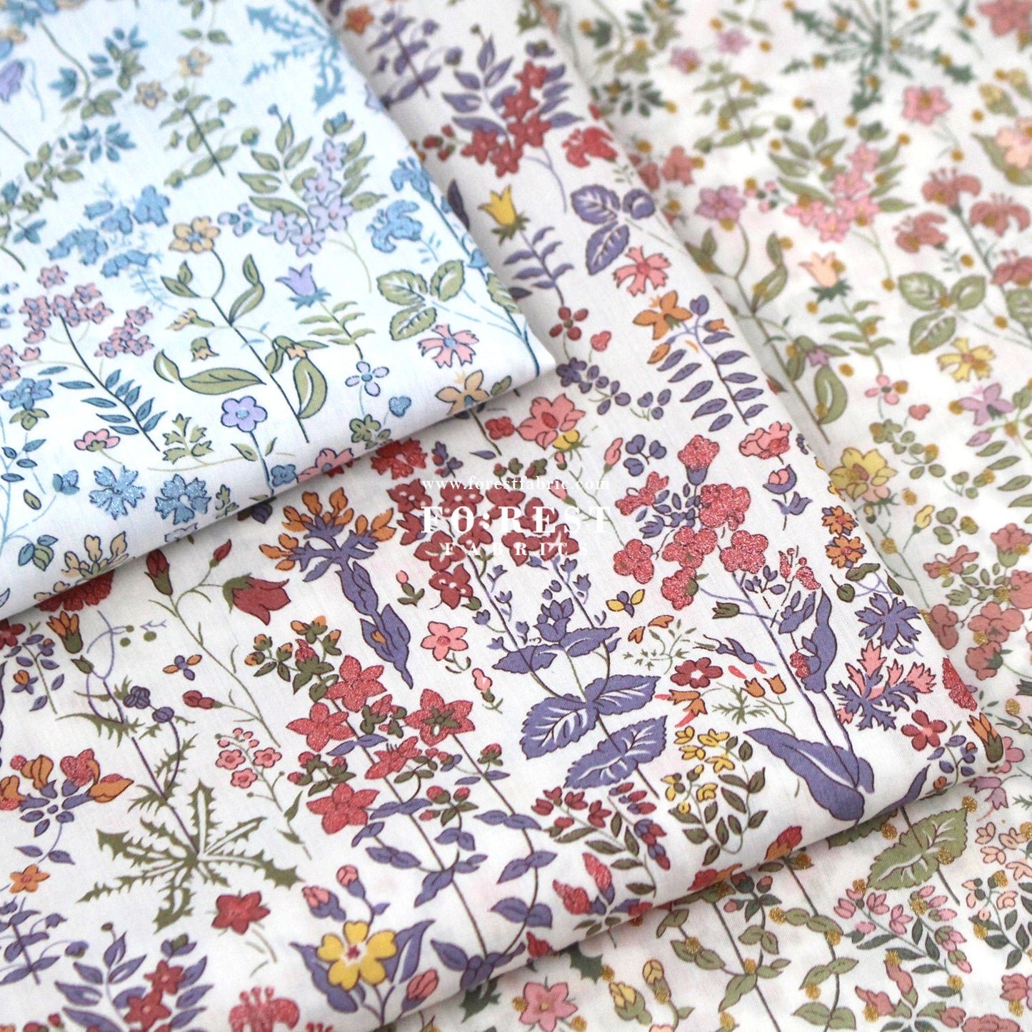 Liberty of London (Cotton Tana Lawn Fabric) - Field Flowers