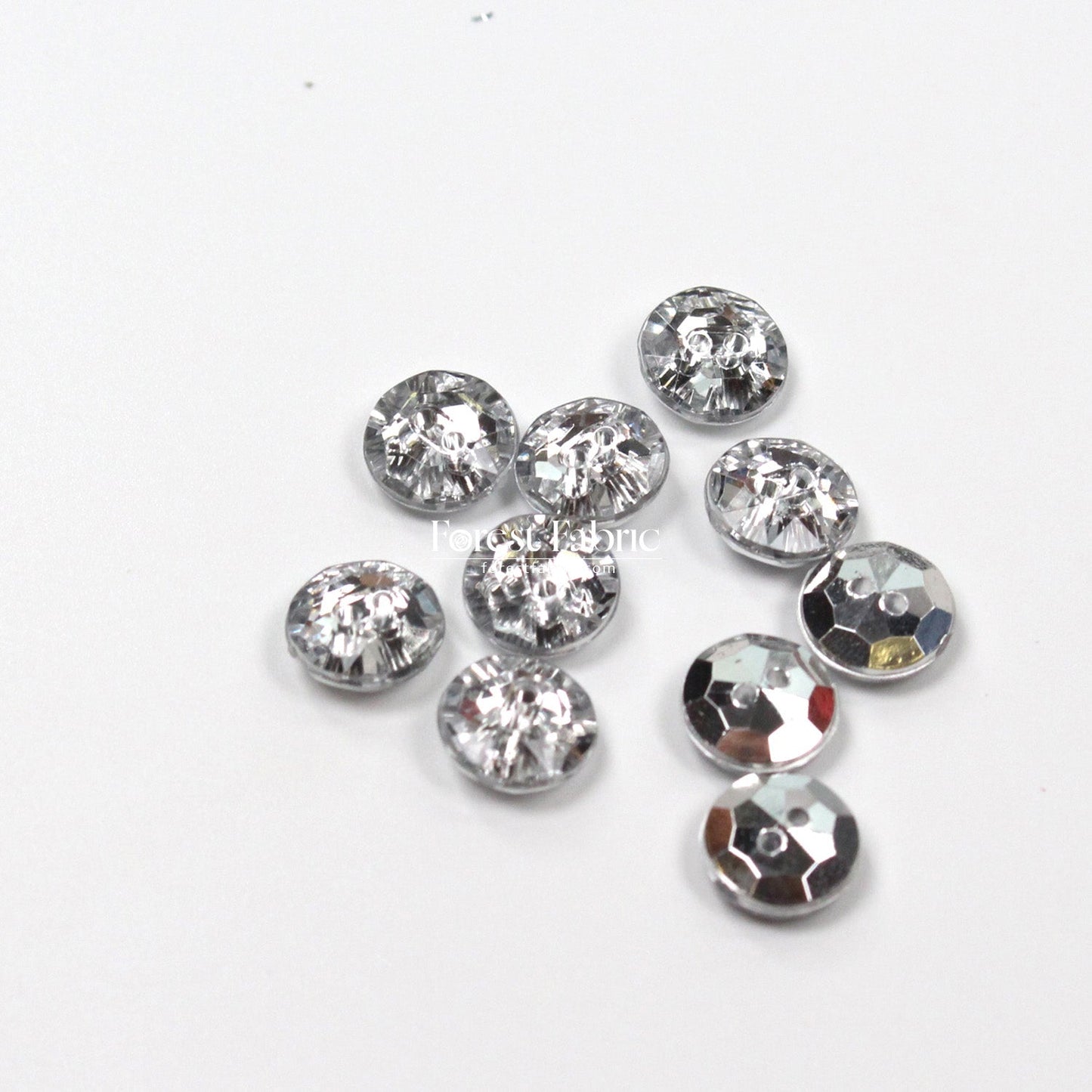 10mm Jewel - Cut Faceted Buttons - FO:REST Fabric 布恩堂Liberty fabrictana lawnjapanese fabricykk zipper