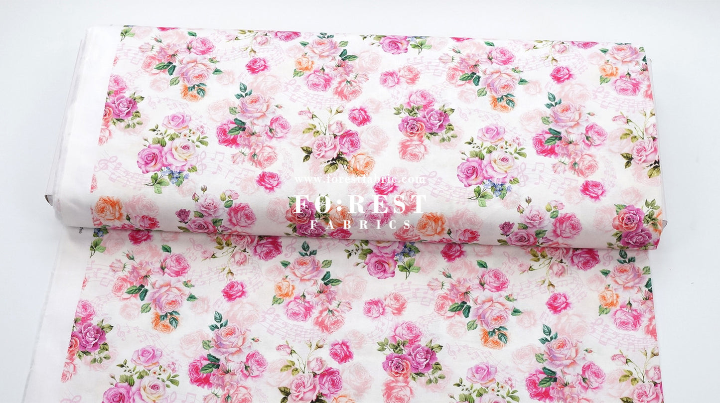 cotton - Petal Flower Fairies Rose fabric