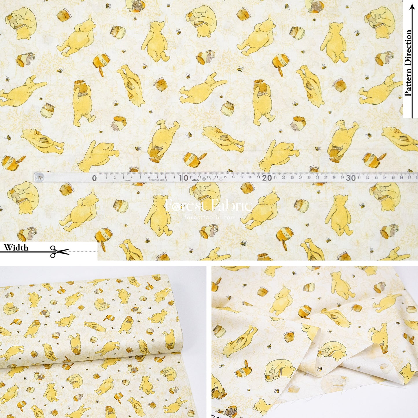cotton - Pooh fabric