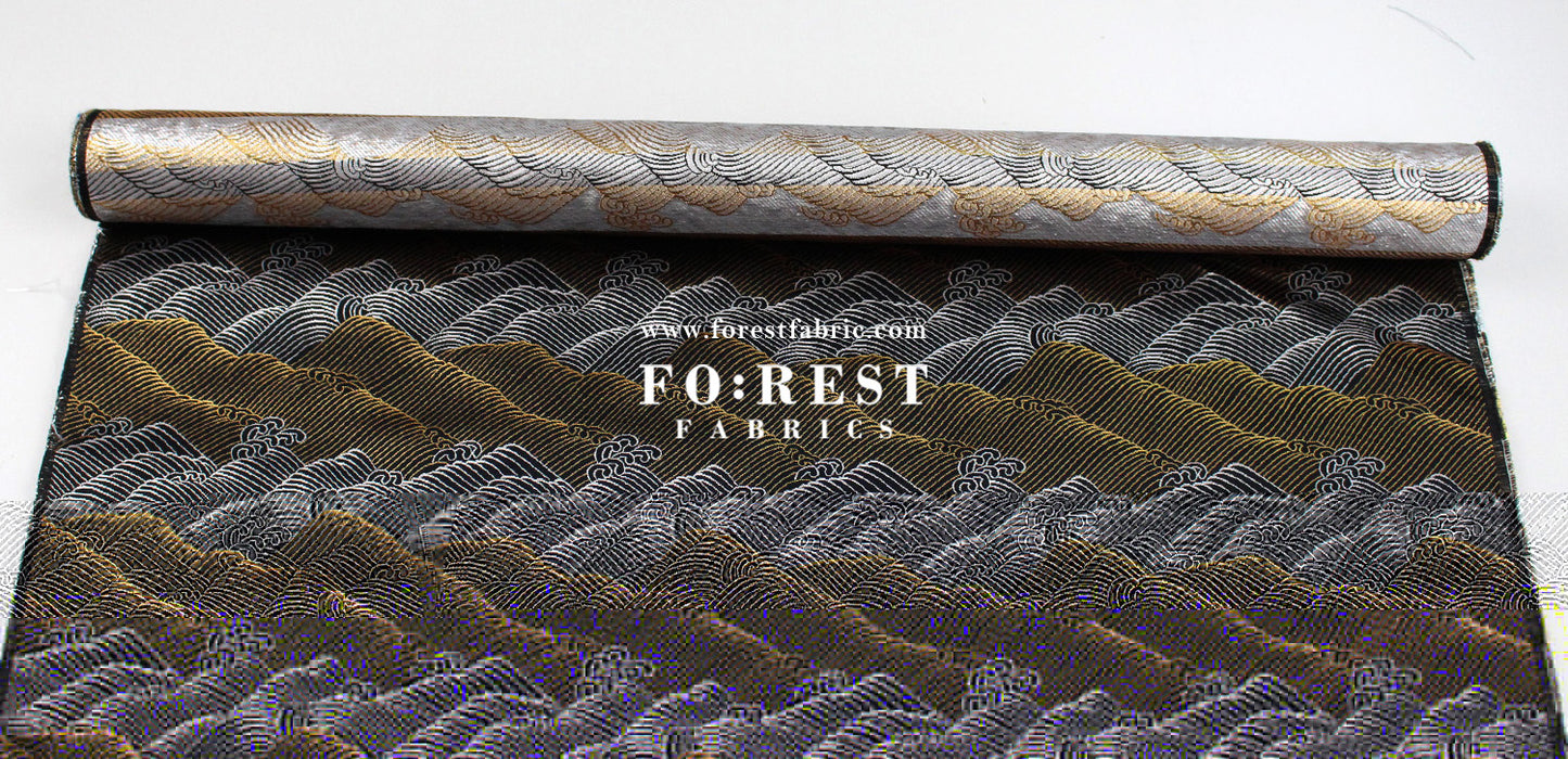 Gold Brocade - Mountain fabric