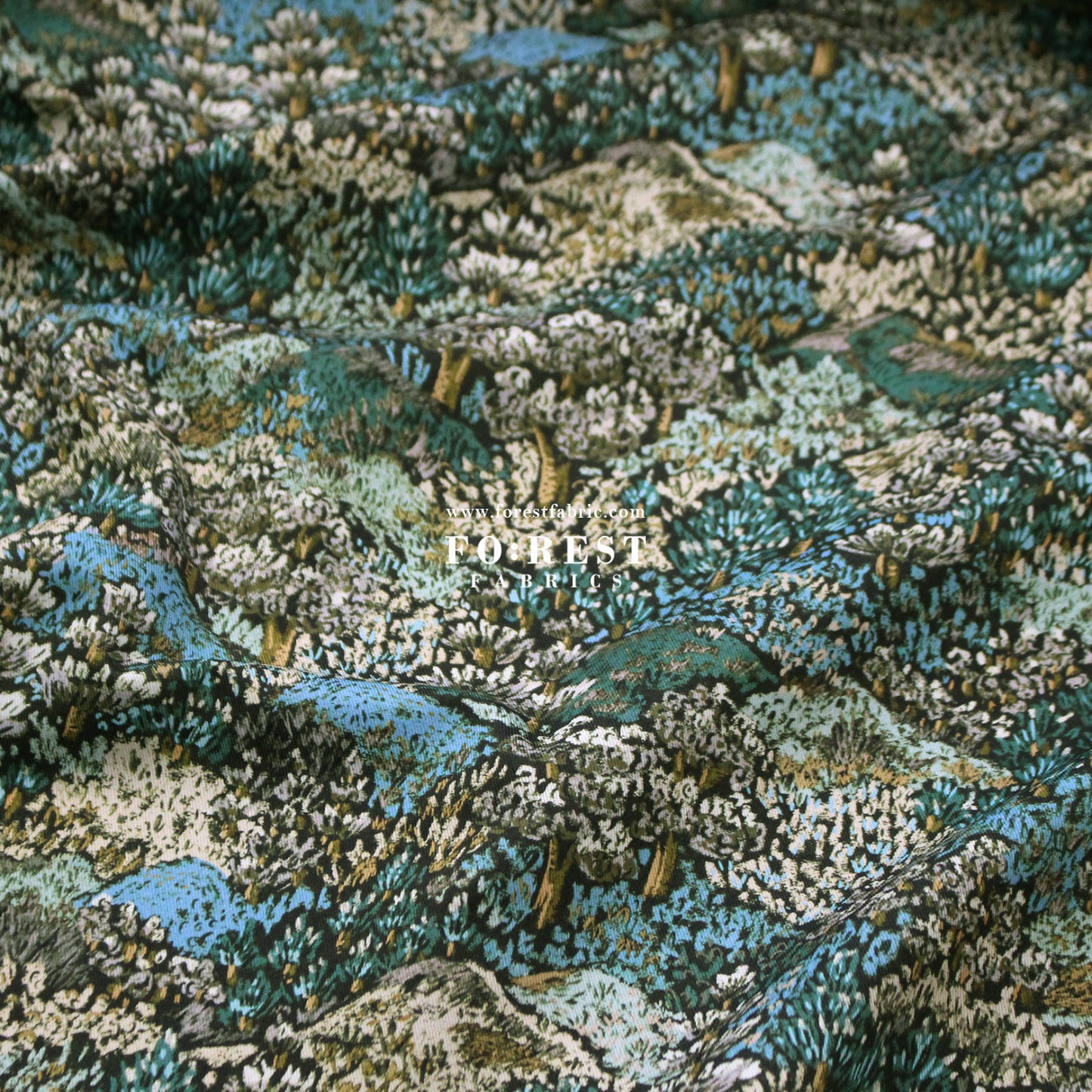 Liberty of London (Cotton Twill Fabric) - Darley Hillside