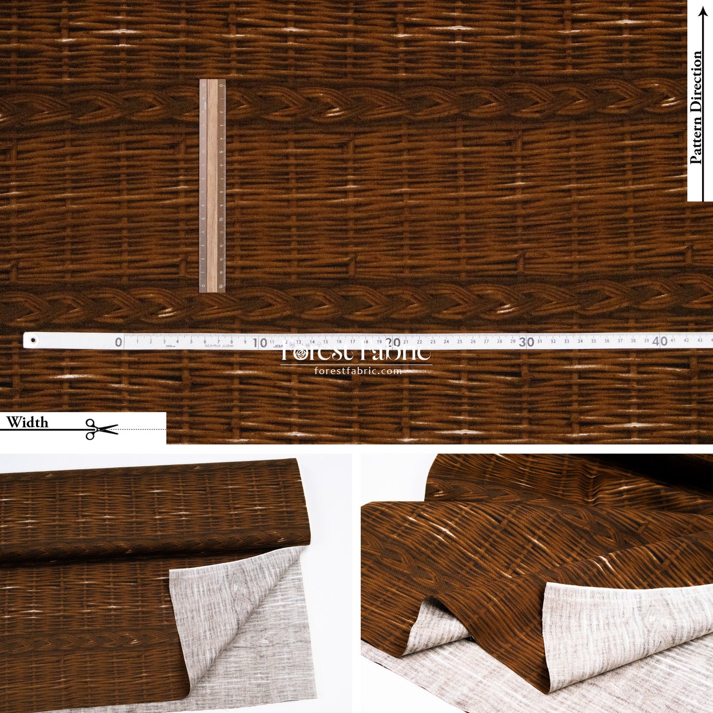 oxford - Faux Rattan fabric
