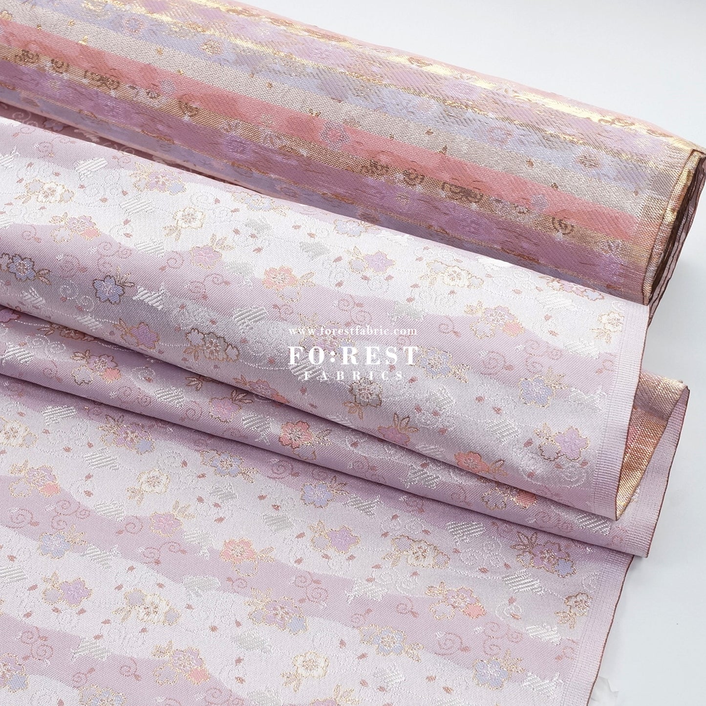 Gold Brocade - Rabbit Cloud fabric Gold