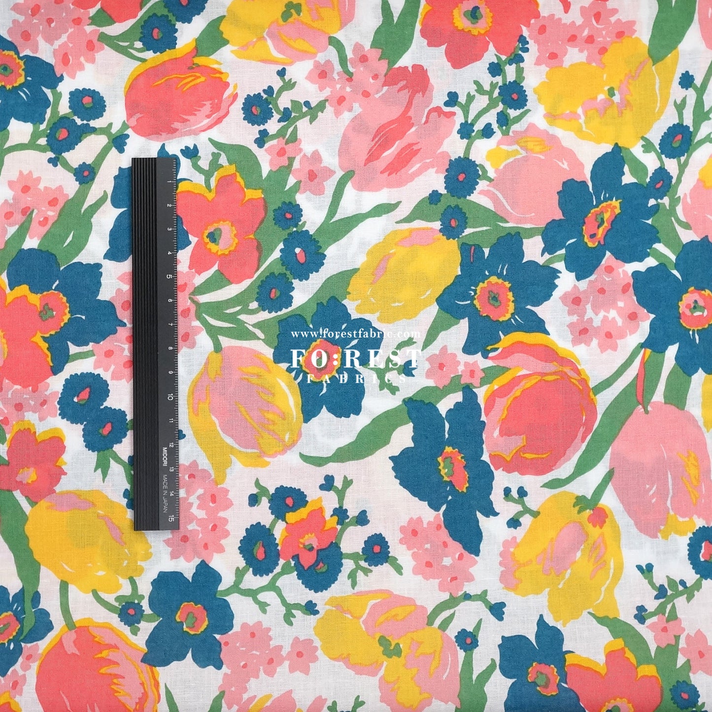 Liberty of London (Augusta Linen Fabric) - Mariana's Bouquet