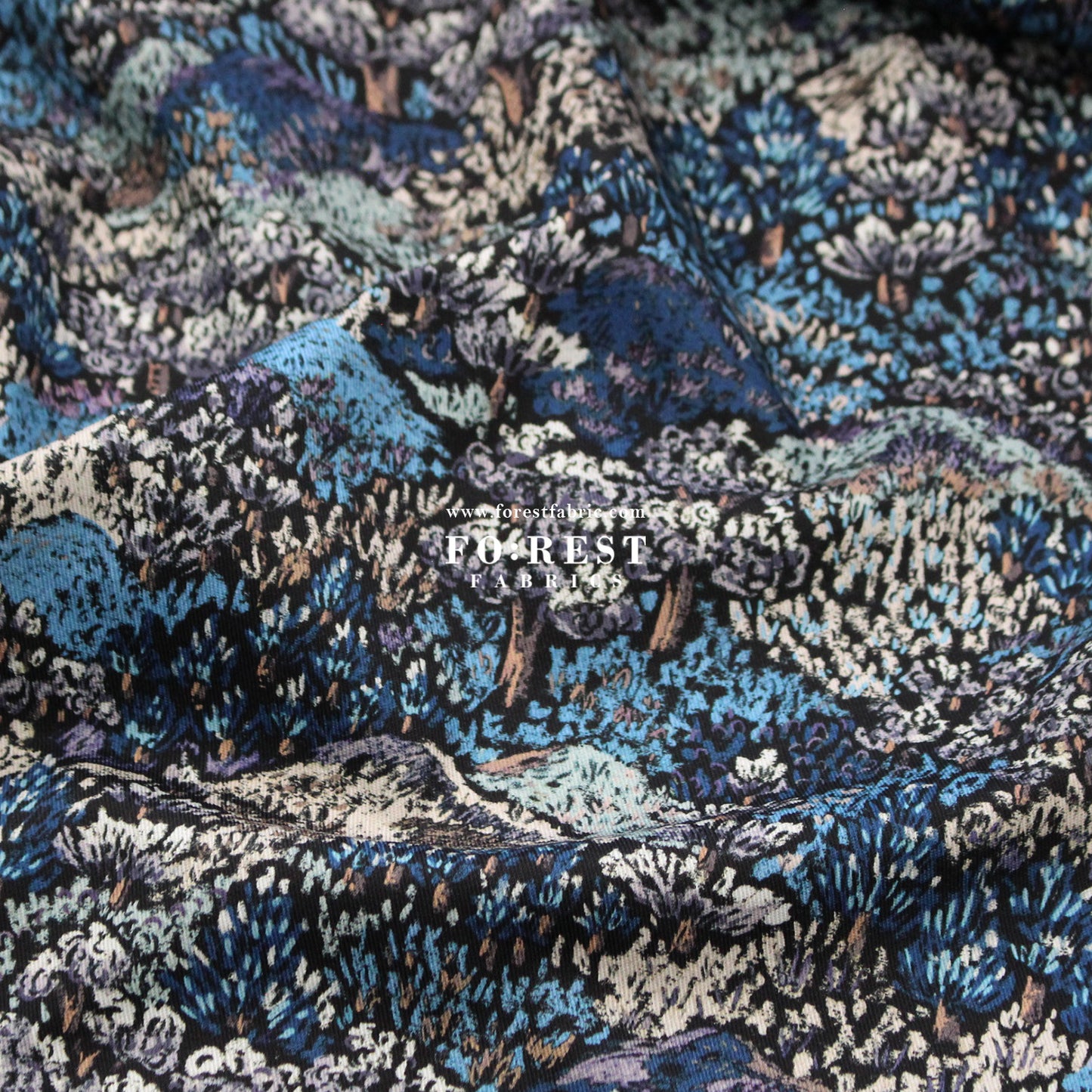 Liberty of London (Cotton Twill Fabric) - Darley Hillside