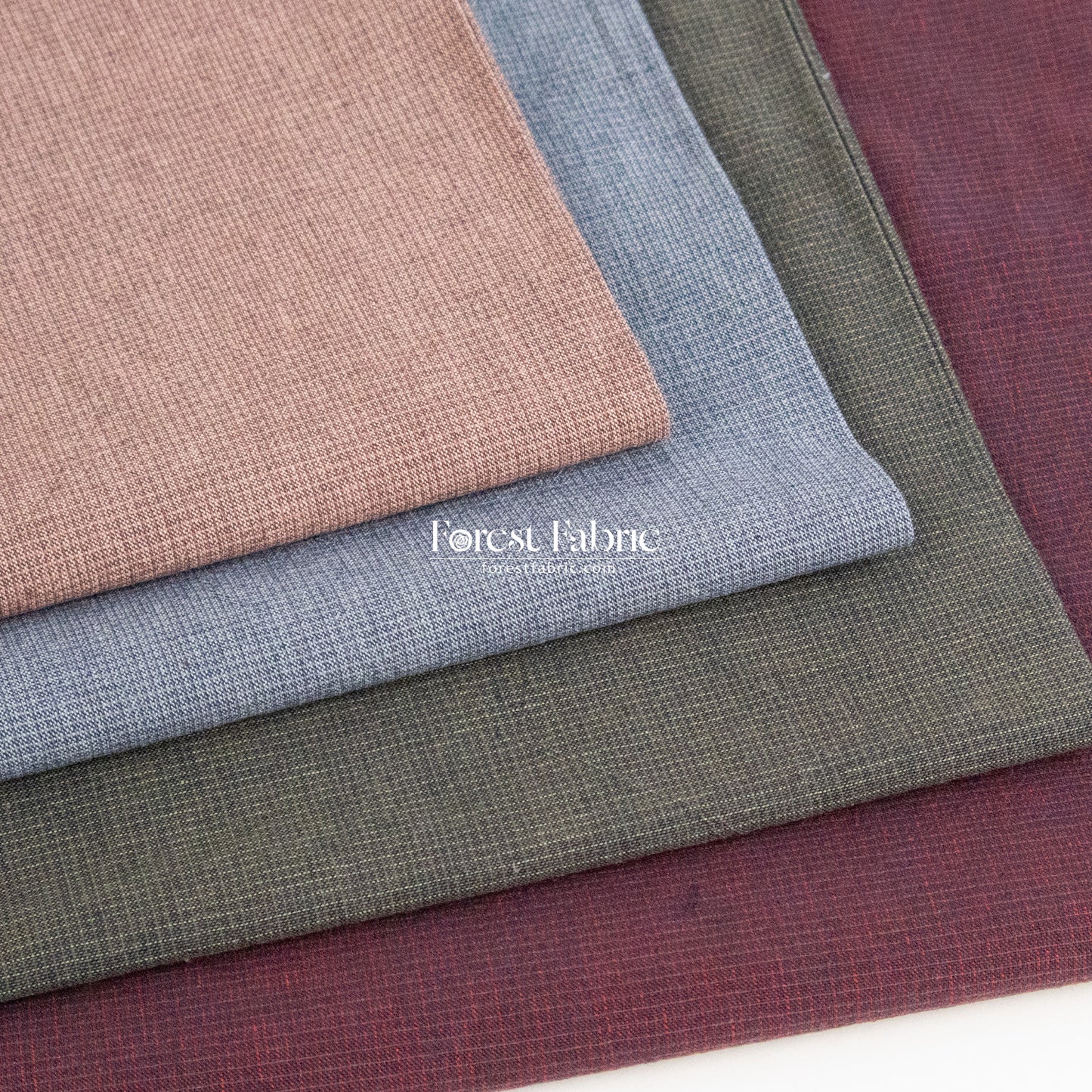 10"square Set - Yarn dyed cotton fabric拼布組100