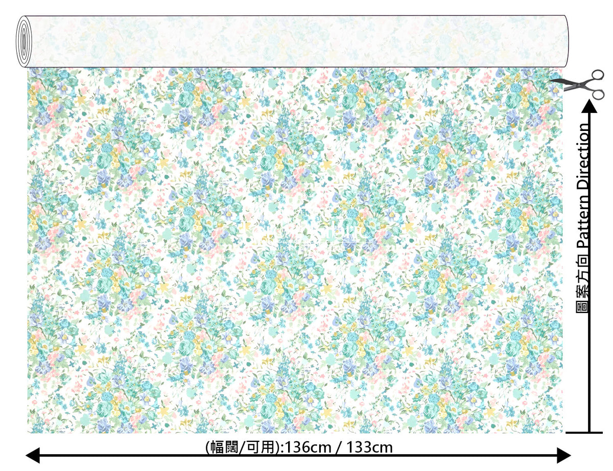Liberty of London (Cotton Tana Lawn Fabric) - Bouquet Parade Bespoke
