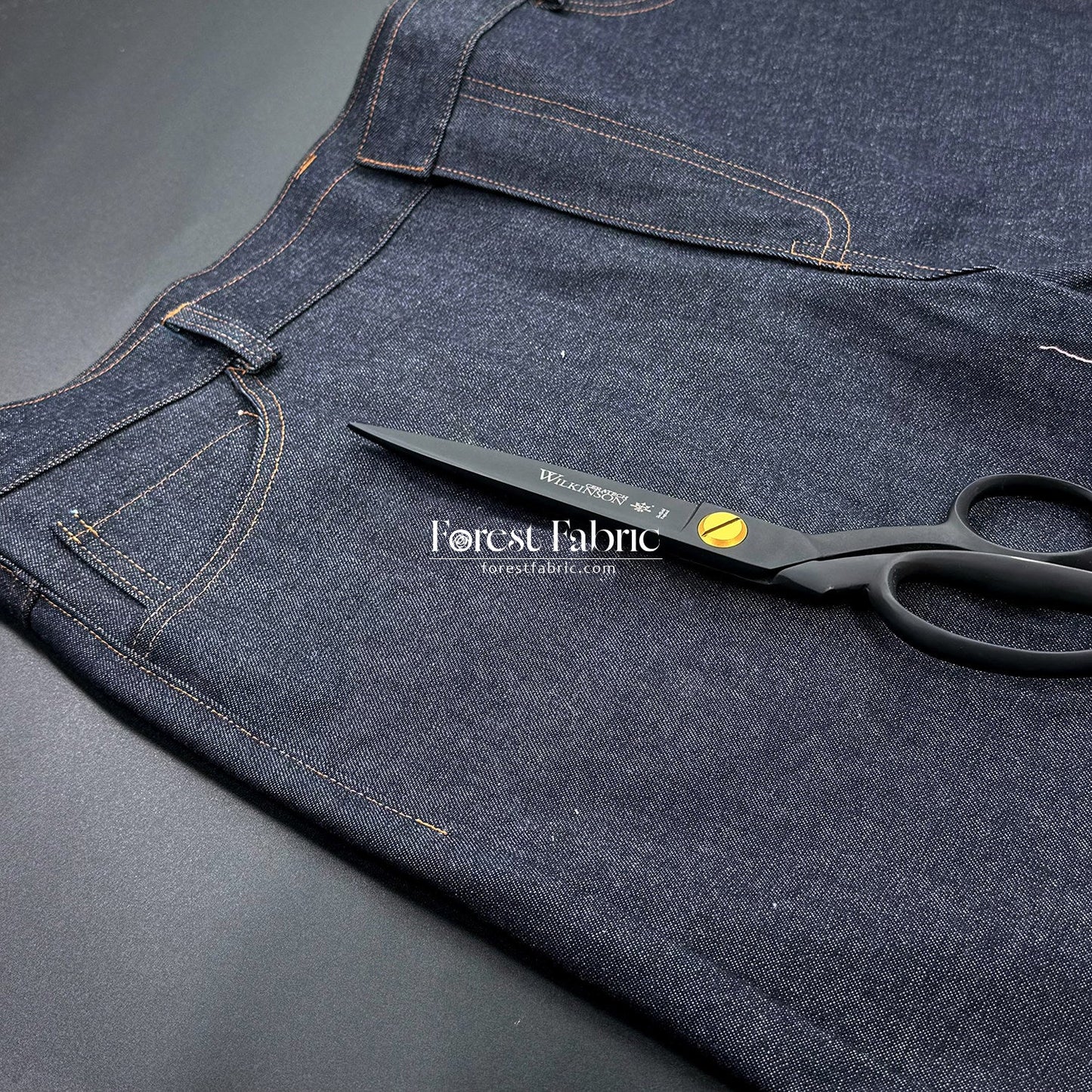 8oz Denim fabric 牛仔布 - FO:REST Fabric 布恩堂Liberty fabrictana lawnjapanese fabricykk zipper