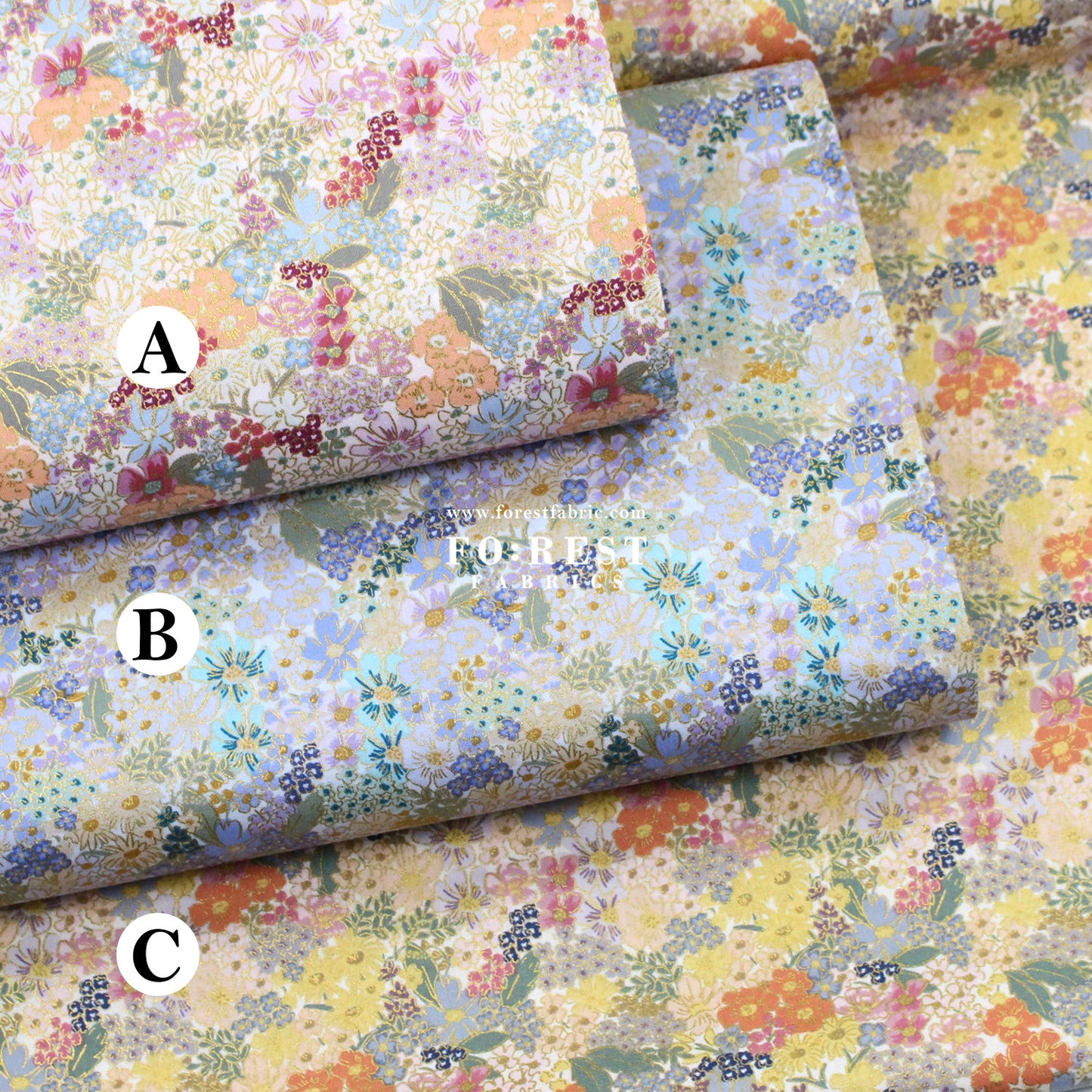 cotton - Mimi Metallic fabric