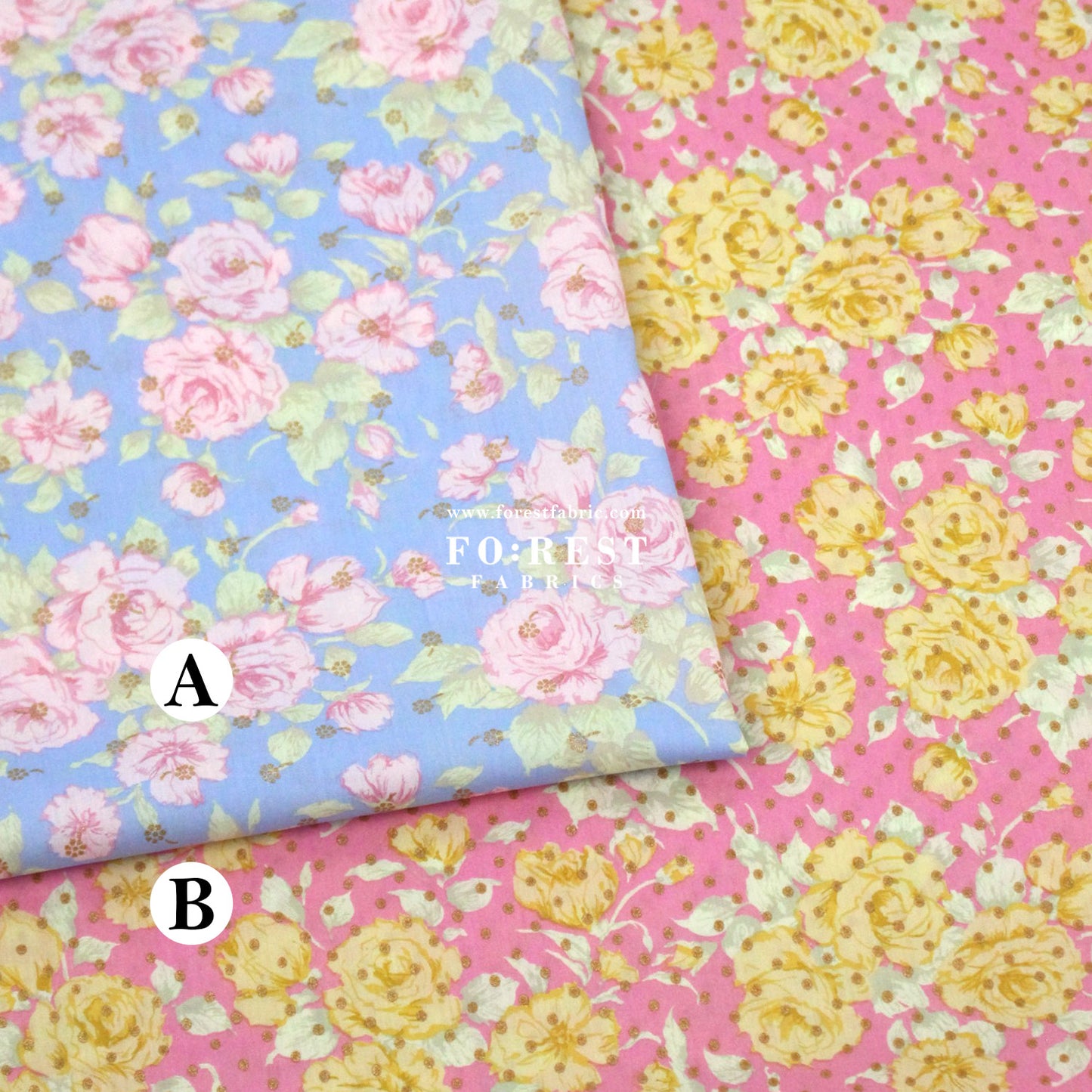 Liberty of London (Cotton Tana Lawn Fabric) - Carline Love Blossom