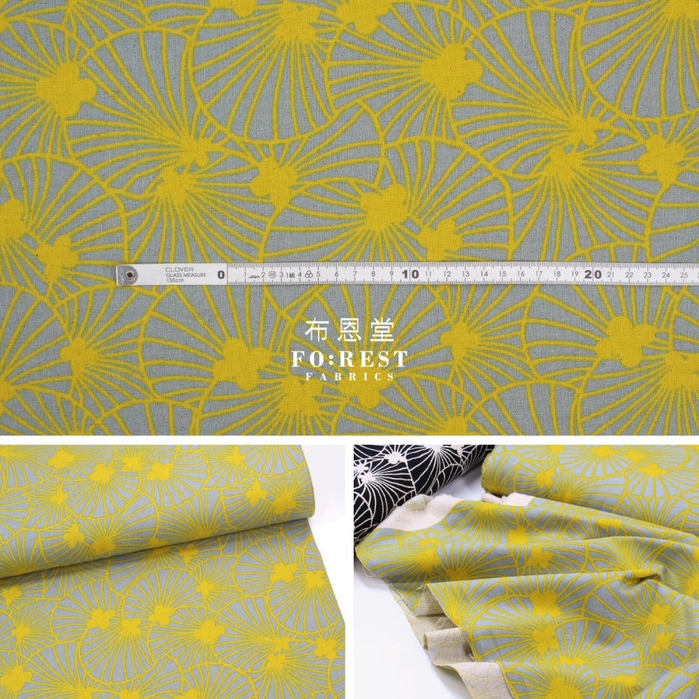 Canvas - Shell Fabric Gray Cotton Linen Canvas