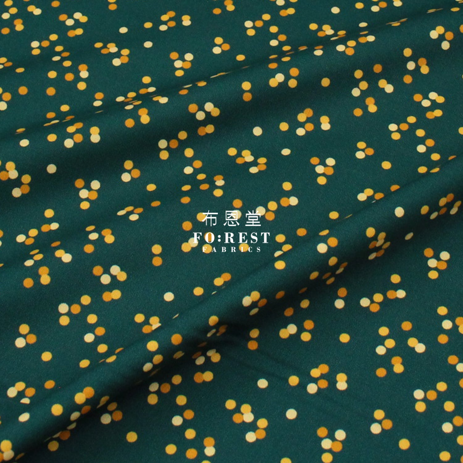 Cotton - Billy Balls Evergreen Fabric