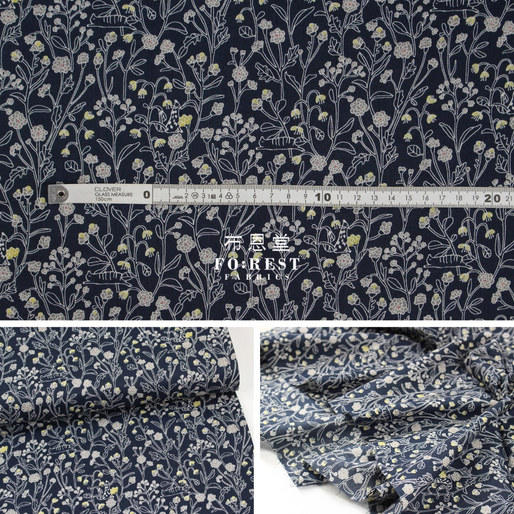 Cotton - Cats Hide And Seek Navy