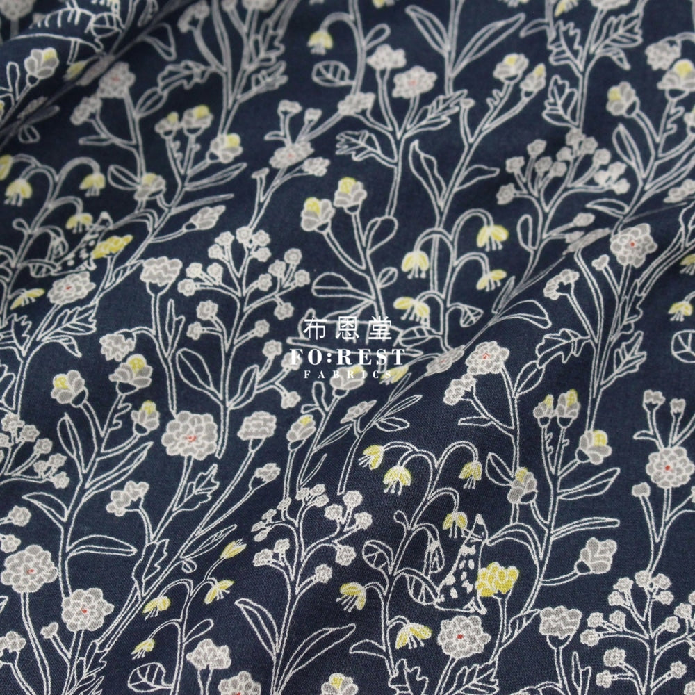 Cotton - Cats Hide And Seek Navy