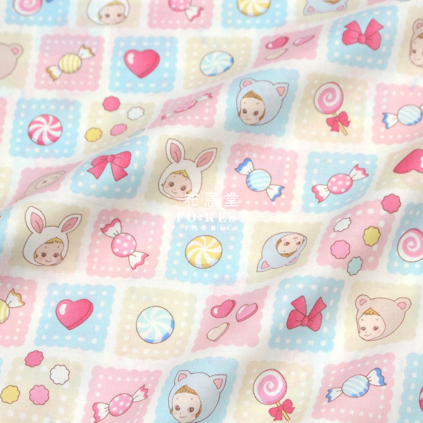 Cotton - Cookie Punicandy Fabric Natural