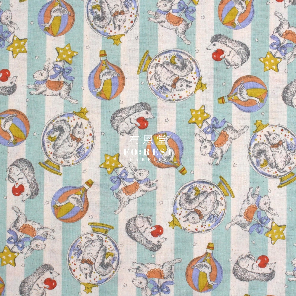 Cotton - Crystal Ball Fabric Blue Cotton