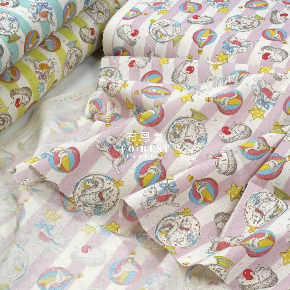 Cotton - Crystal Ball Fabric Pink Cotton