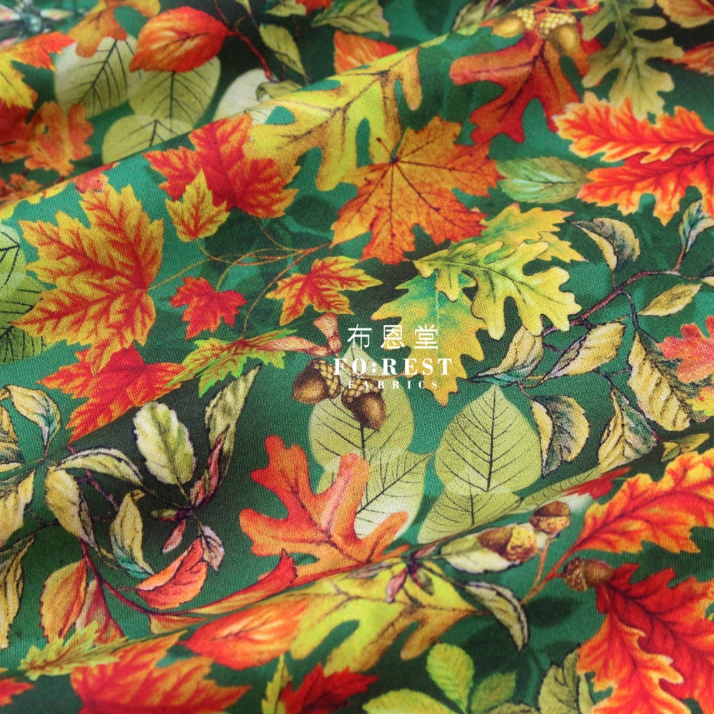 Cotton - Fairy Leaves Fabric