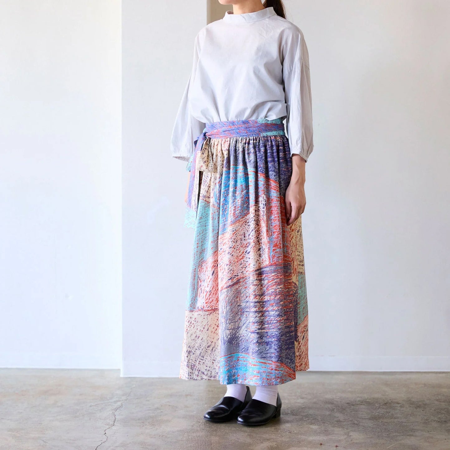 cotton - KESHIKI Station City fabric - FO:REST Fabric 布恩堂Liberty fabrictana lawnjapanese fabricykk zipper