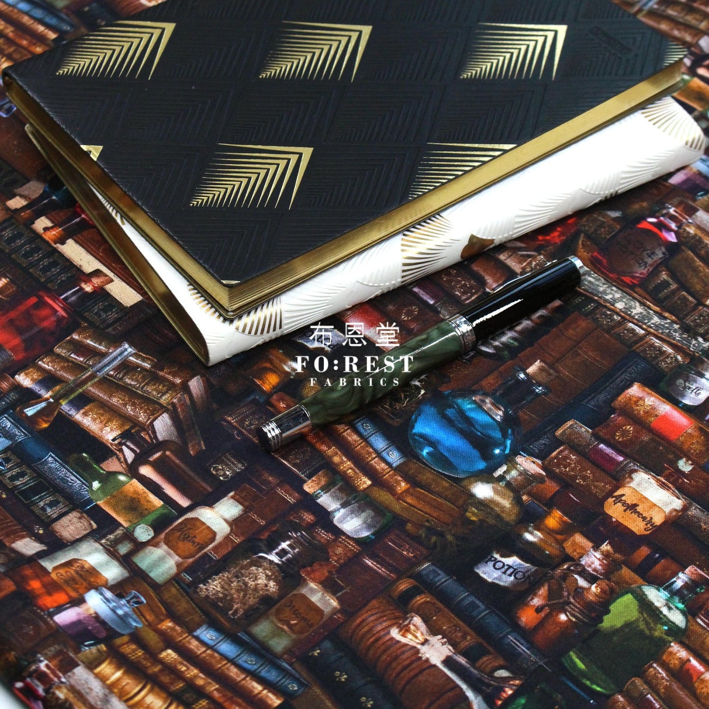 Cotton - Mystic Library & Potions Fabric