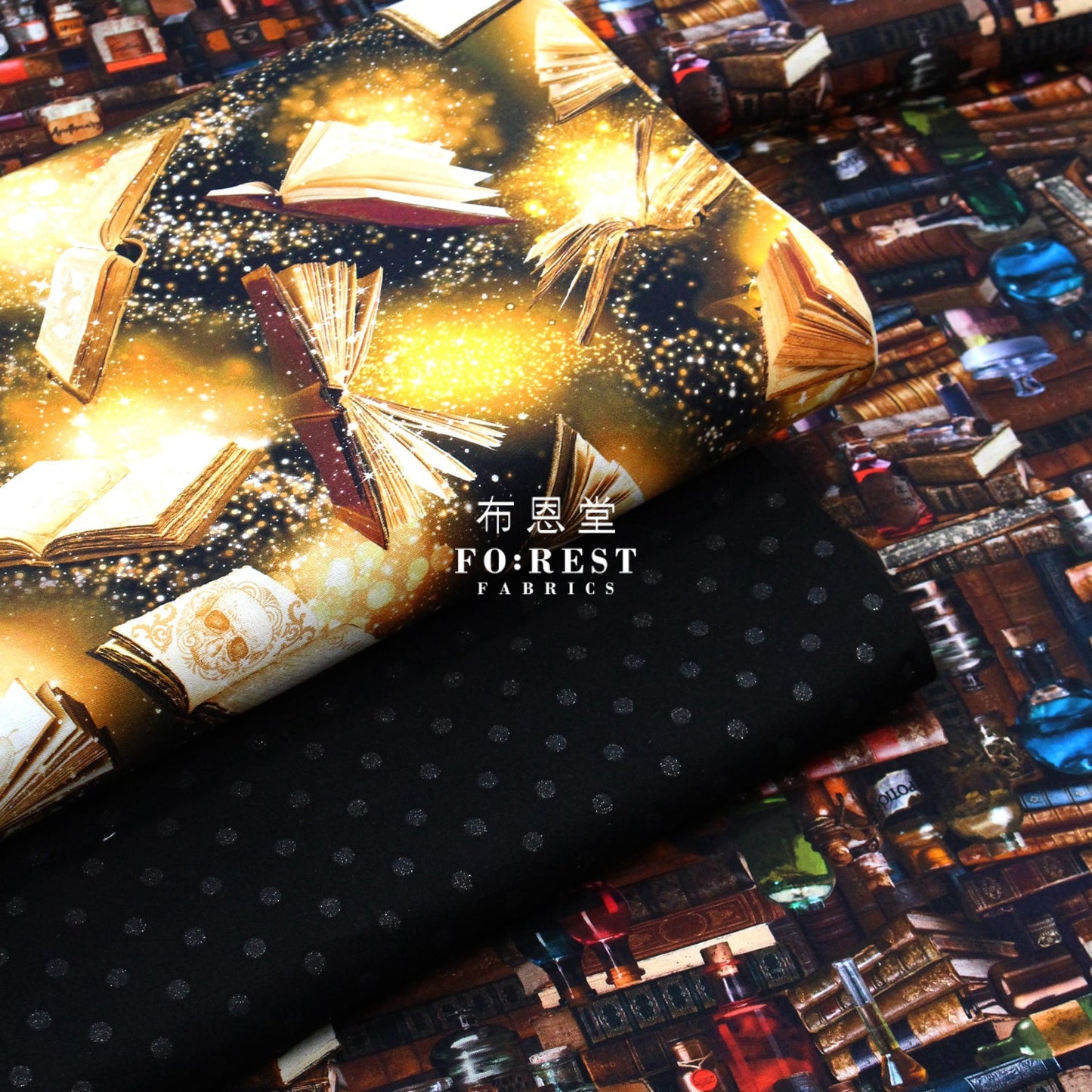 Cotton - Mystic Library & Potions Fabric