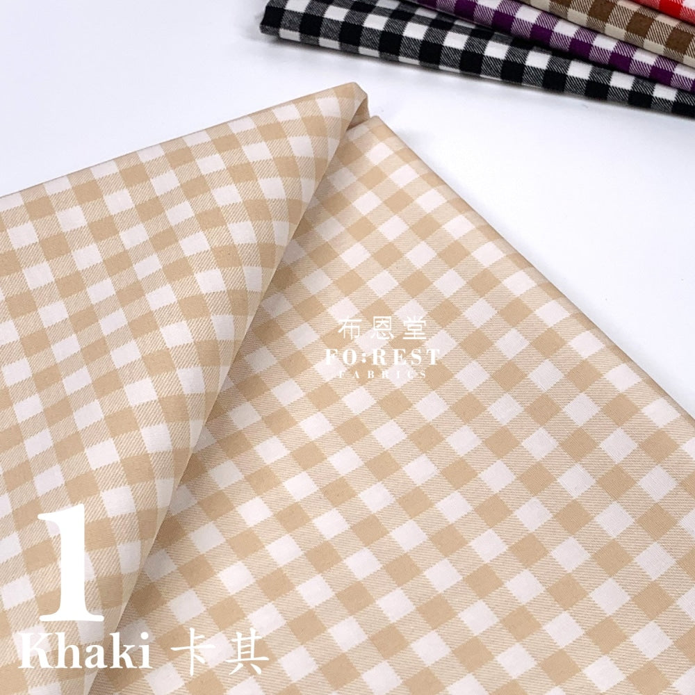 Cotton - Pastel Grid Fabric Cotton