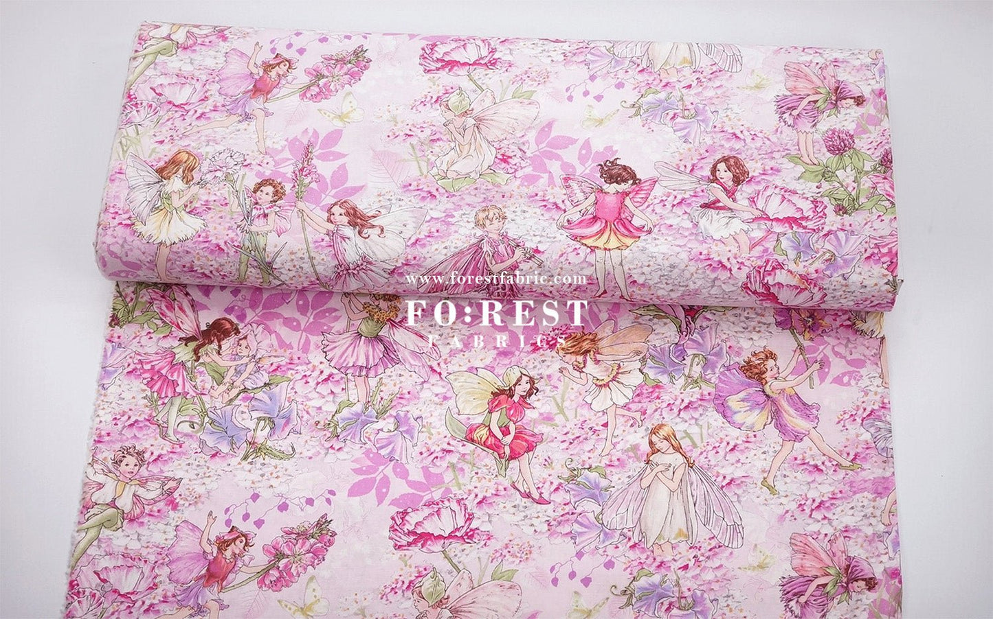 cotton - Petal Flower Fairies fabric - FO:REST Fabric 布恩堂Liberty fabrictana lawnjapanese fabricykk zipper