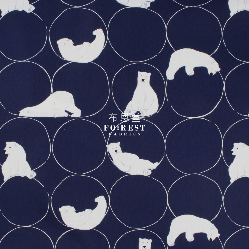 Cotton - Polar Bear Navy