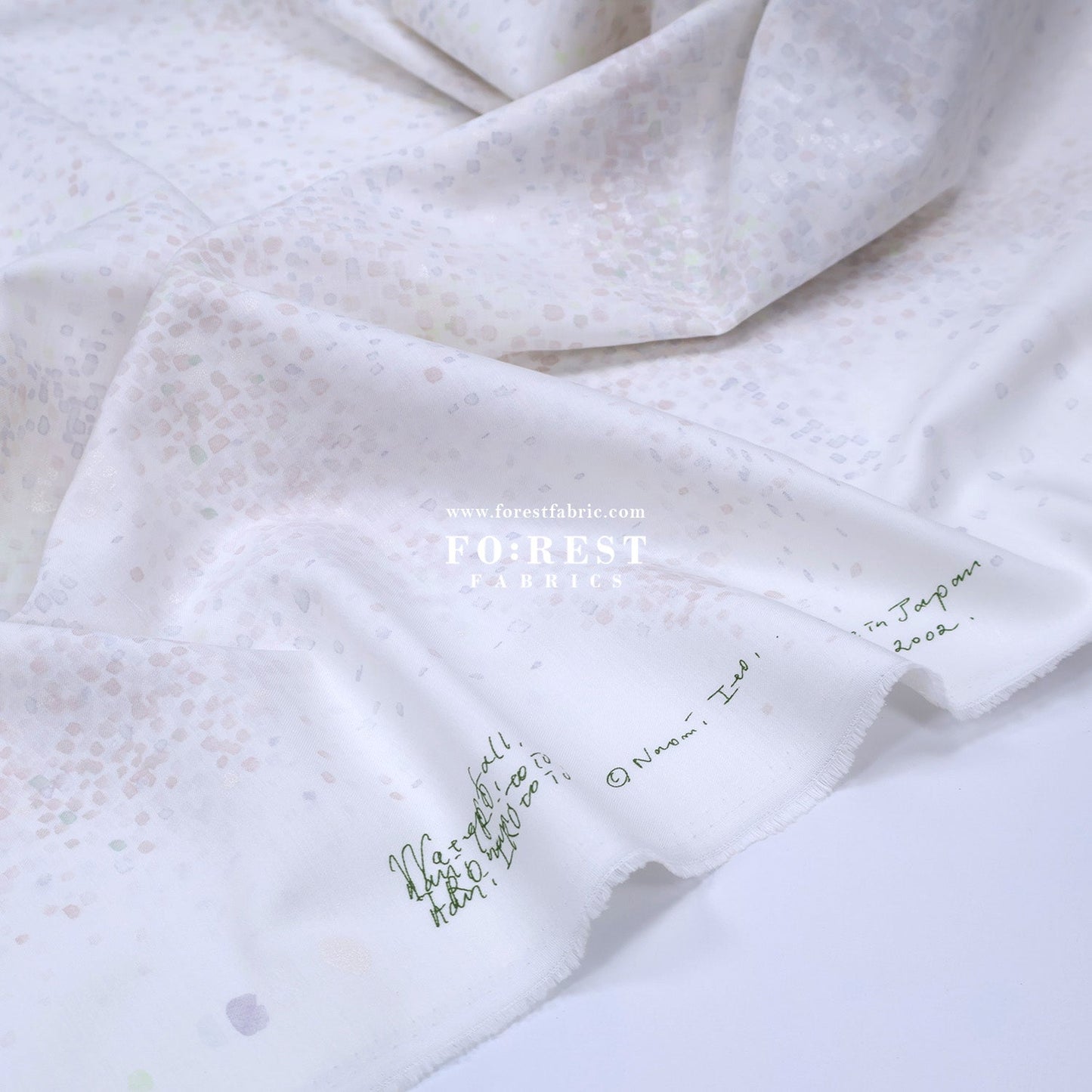 cotton silk - Water fall fabric 絲棉 - FO:REST Fabric 布恩堂Liberty fabrictana lawnjapanese fabricykk zipper