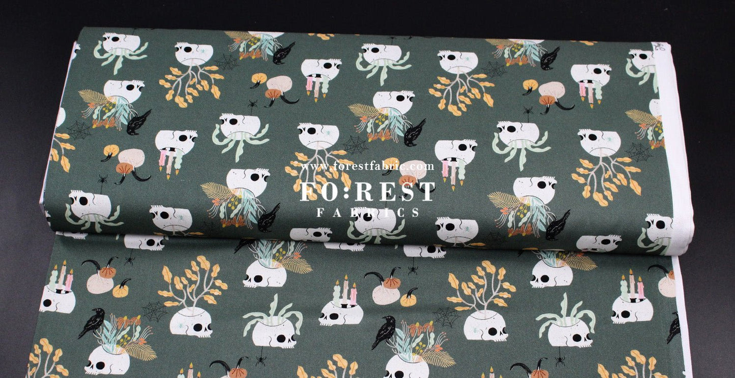 cotton - Skulls fabric - FO:REST Fabric 布恩堂Liberty fabrictana lawnjapanese fabricykk zipper