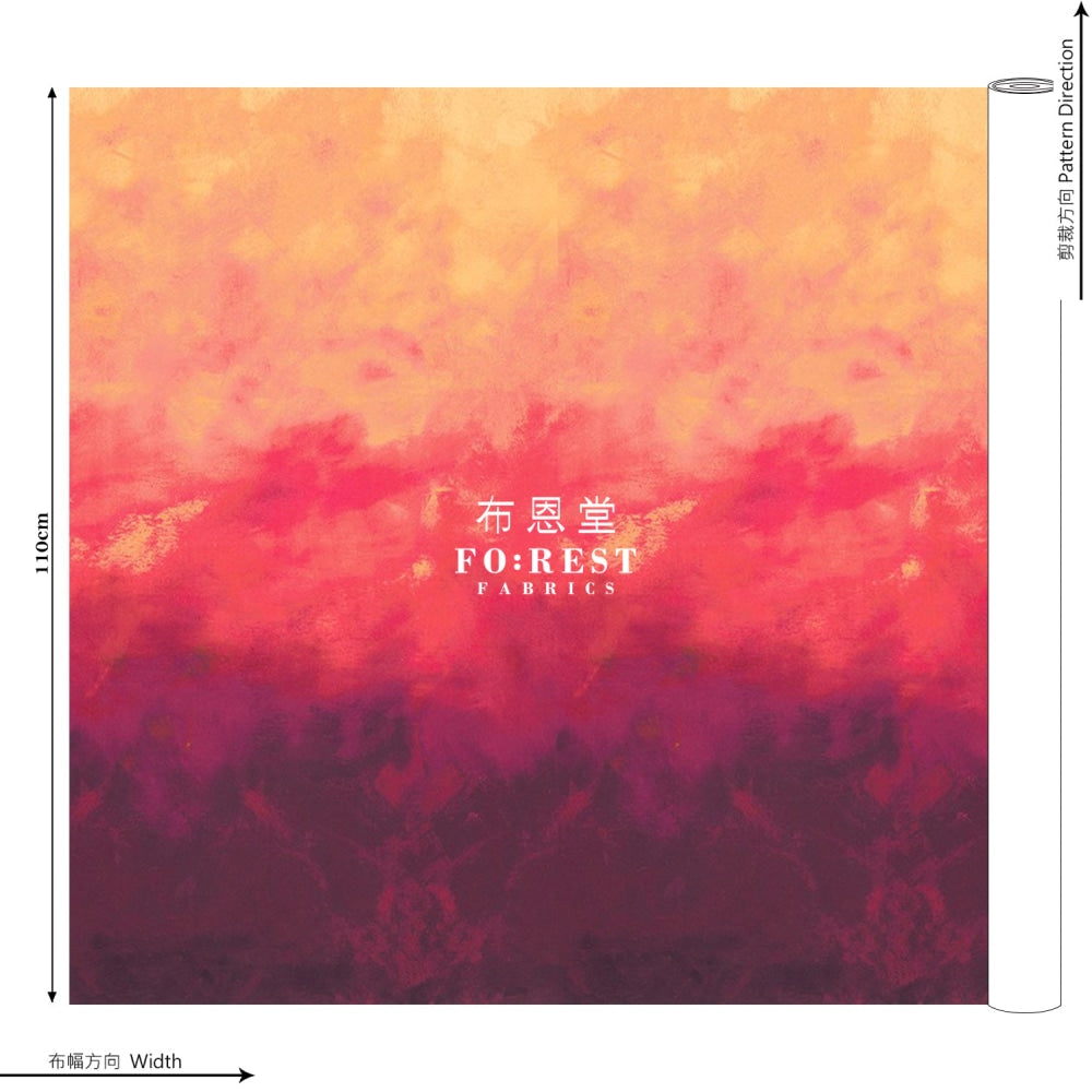 Cotton - Sky Fabric Sunset