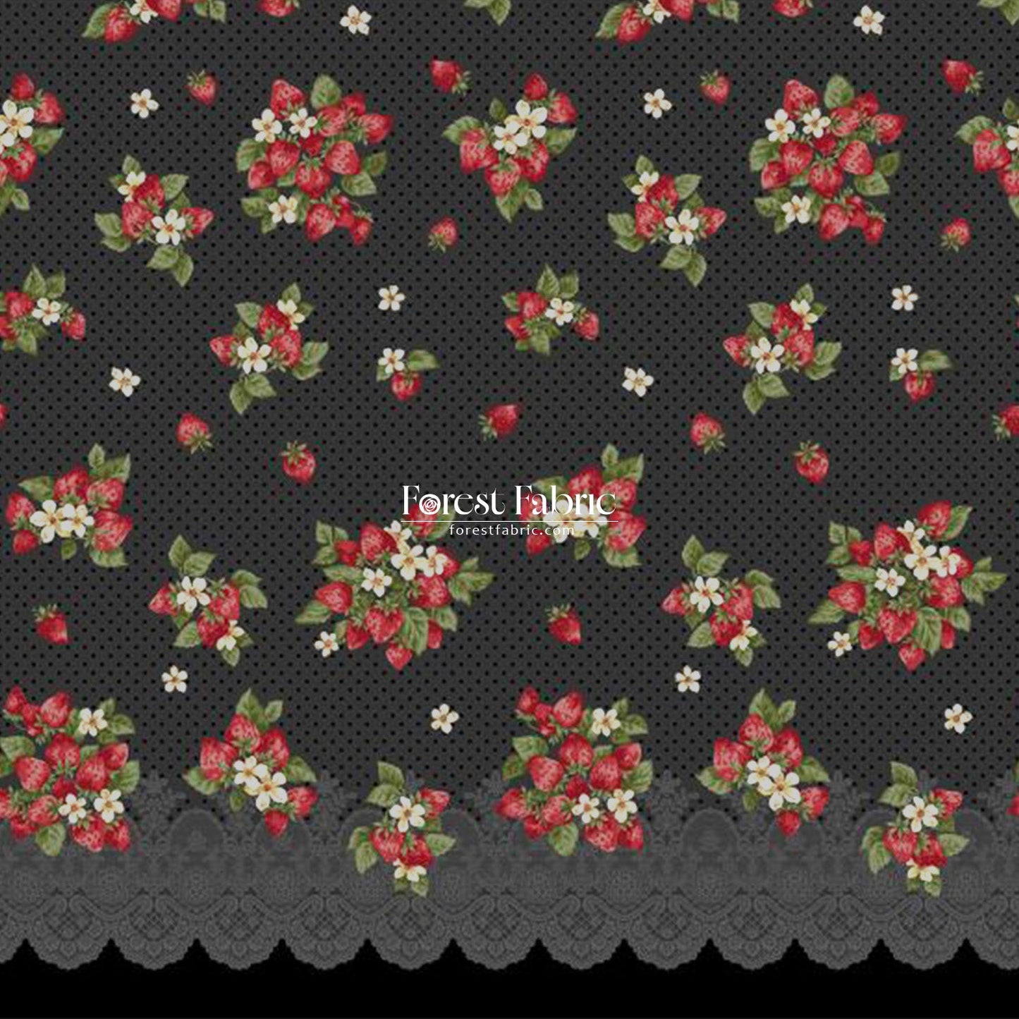 cotton - Strawberry Fields fabric - FO:REST Fabric 布恩堂Liberty fabrictana lawnjapanese fabricykk zipper