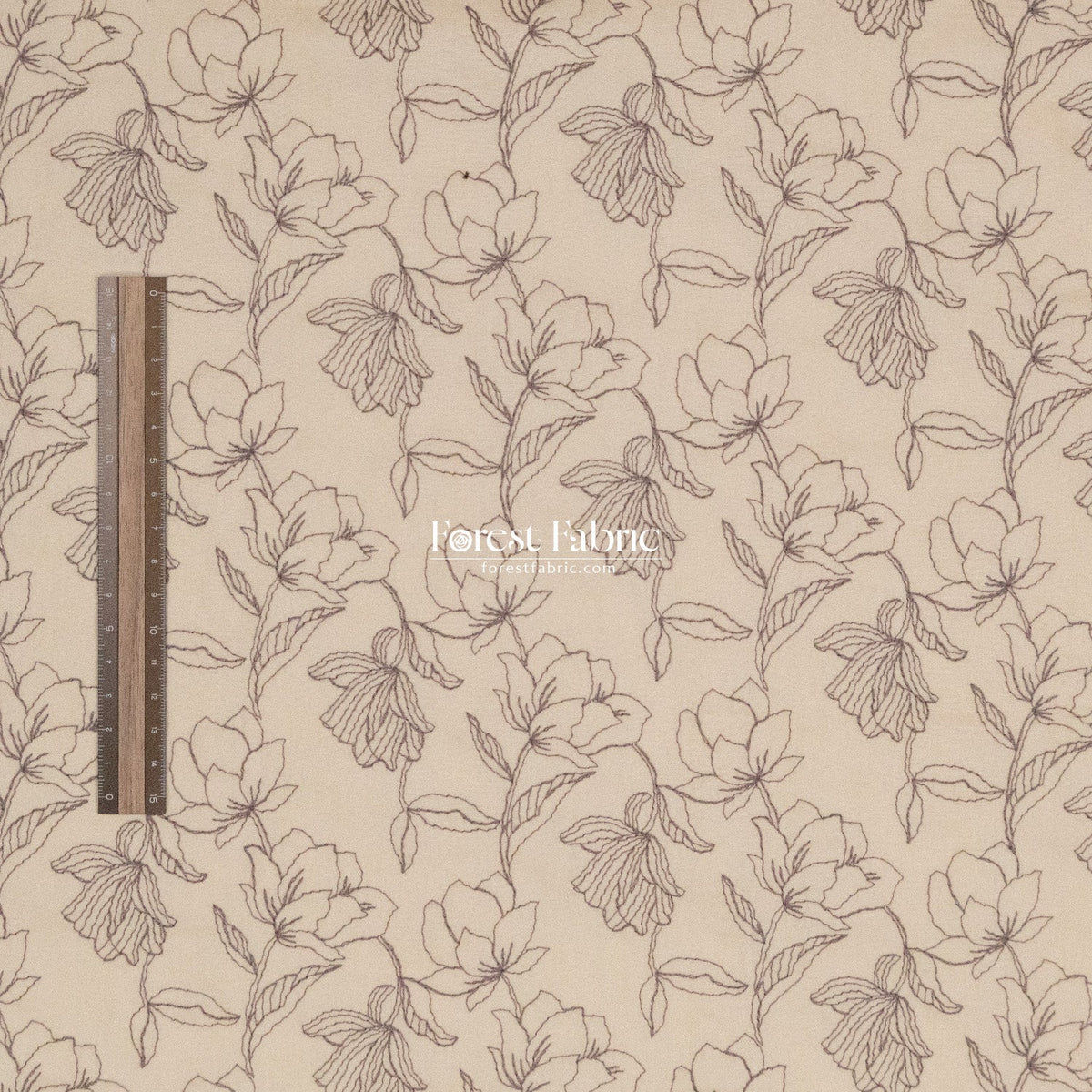 embroidery cotton - Blossom Sketches - FO:REST Fabric 布恩堂Liberty fabrictana lawnjapanese fabricykk zipper
