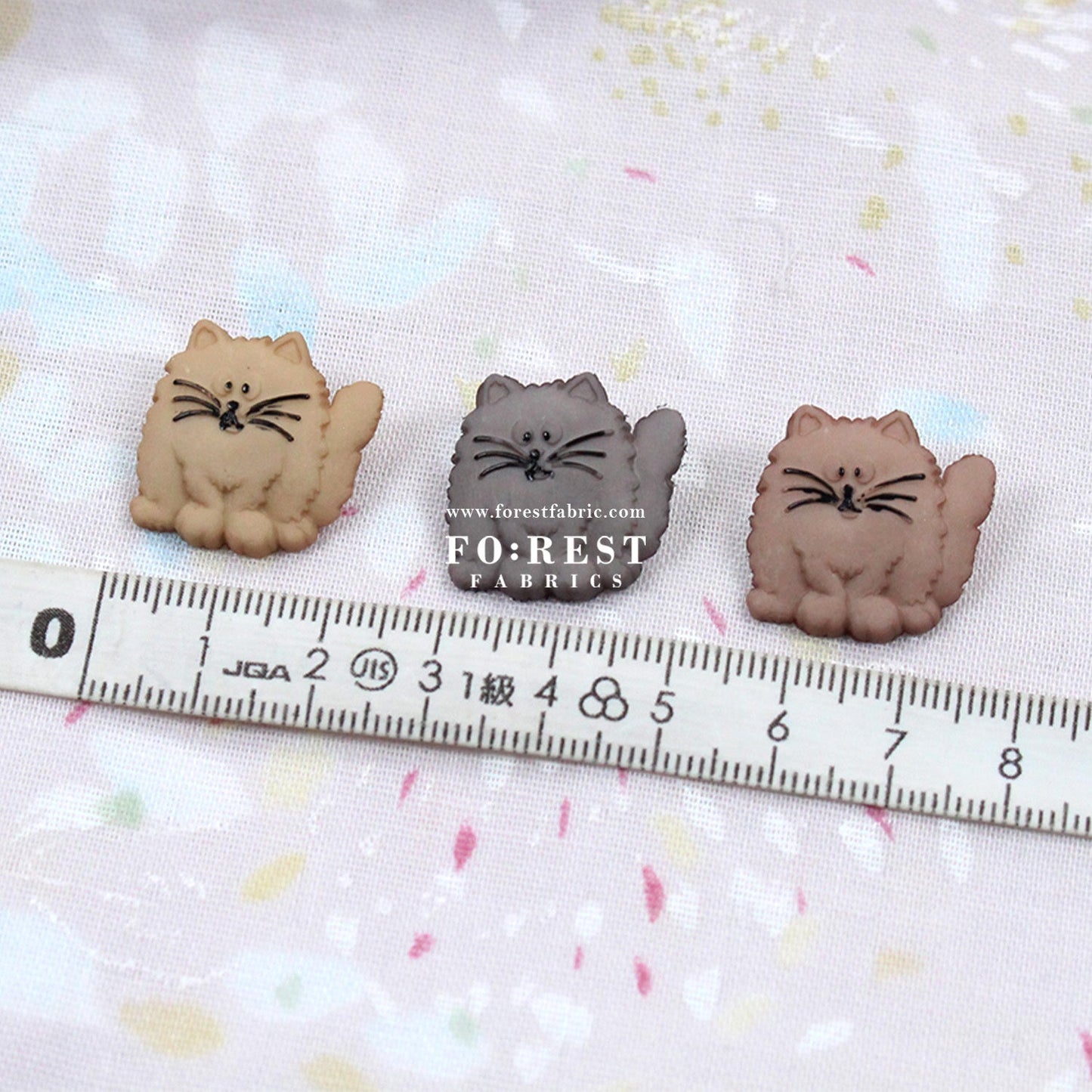 Fat cat Buttons - FO:REST Fabric 布恩堂Liberty fabrictana lawnjapanese fabricykk zipper
