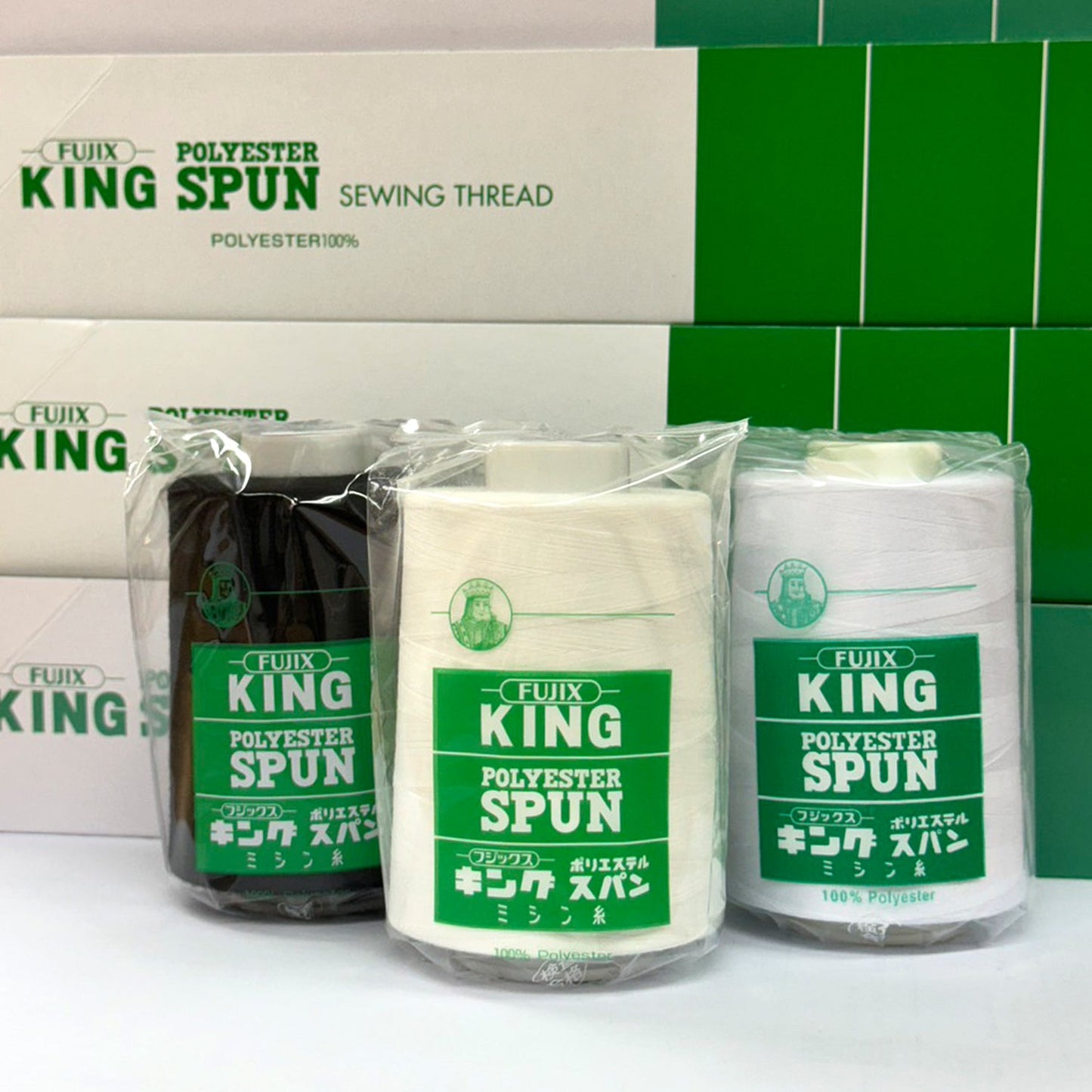KING SPUN Lock Sewing thread90 鎖邊線(5000meter) - FO:REST Fabric 布恩堂Liberty fabrictana lawnjapanese fabricykk zipper