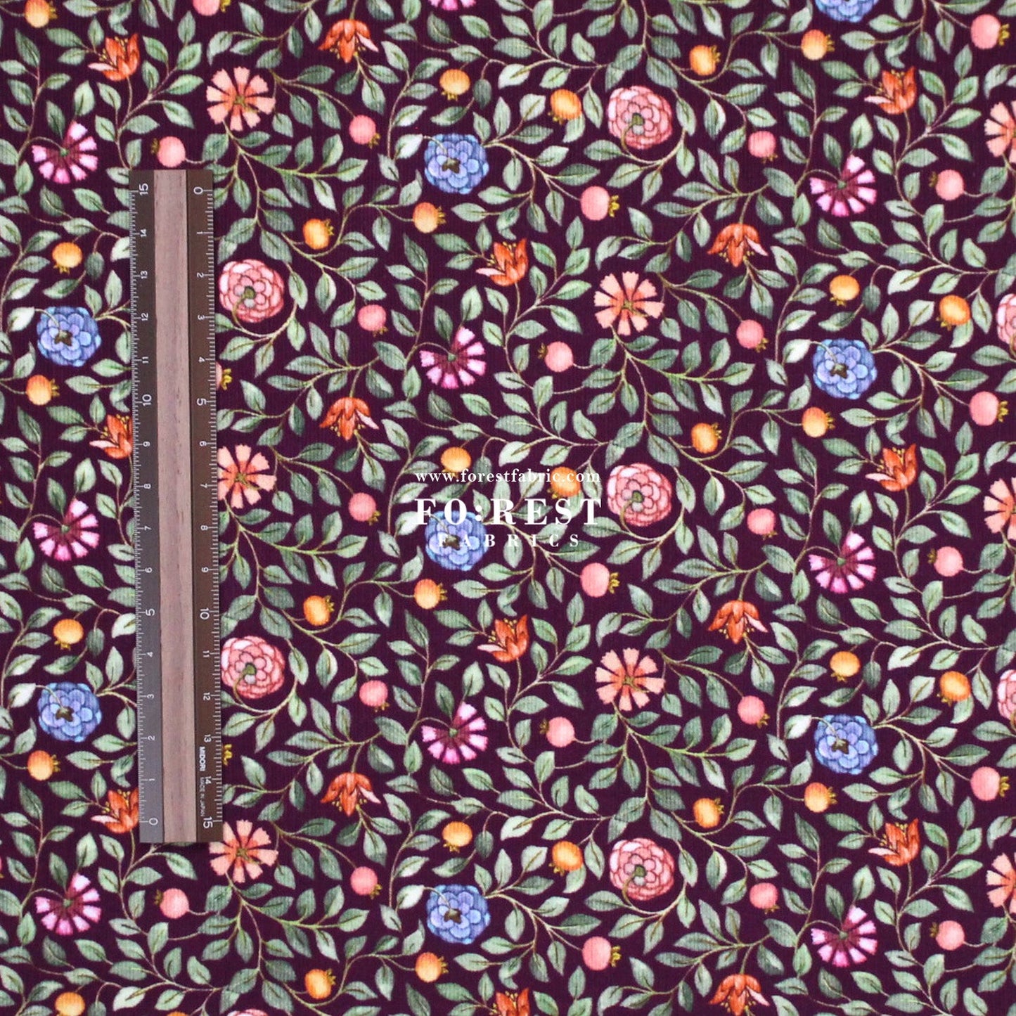 Liberty of London (28w Corduroy Fabric) - Zara Thanrose - FO:REST Fabric 布恩堂Liberty fabrictana lawnjapanese fabricykk zipper
