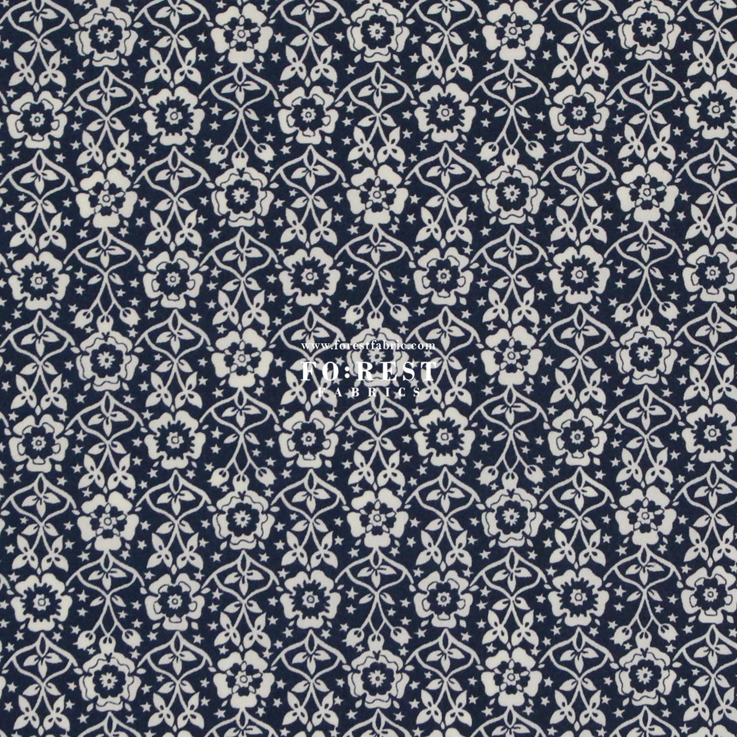 Liberty of London (Cotton Poplin Fabric) - King B - FO:REST Fabric 布恩堂Liberty fabrictana lawnjapanese fabricykk zipper