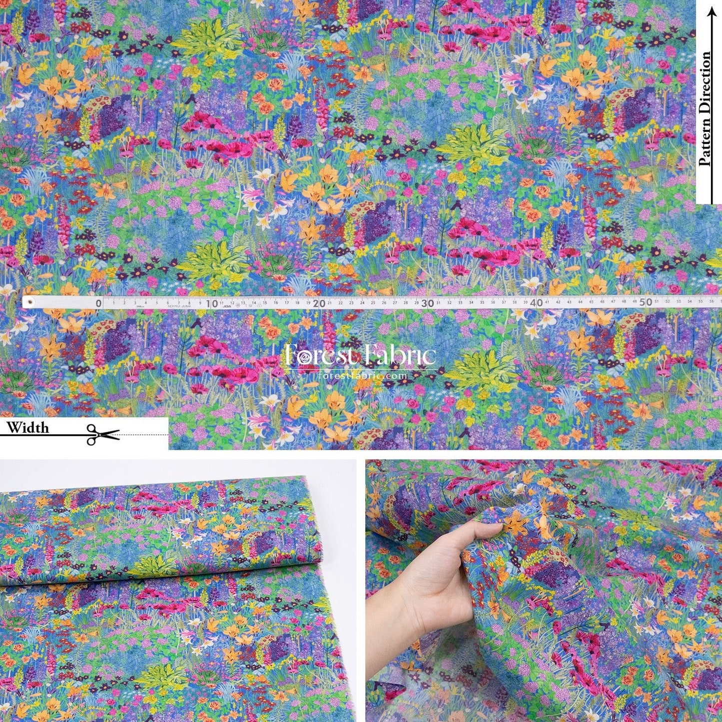Liberty of London (Cotton Tana Lawn Fabric) - Anna's Haven - FO:REST Fabric 布恩堂Liberty fabrictana lawnjapanese fabricykk zipper
