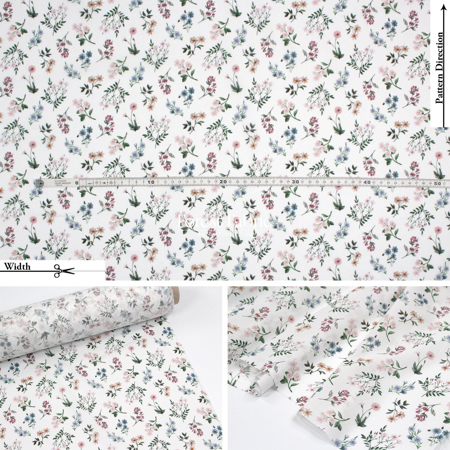Liberty of London (Cotton Tana Lawn Fabric) - Annie - FO:REST Fabric 布恩堂Liberty fabrictana lawnjapanese fabricykk zipper