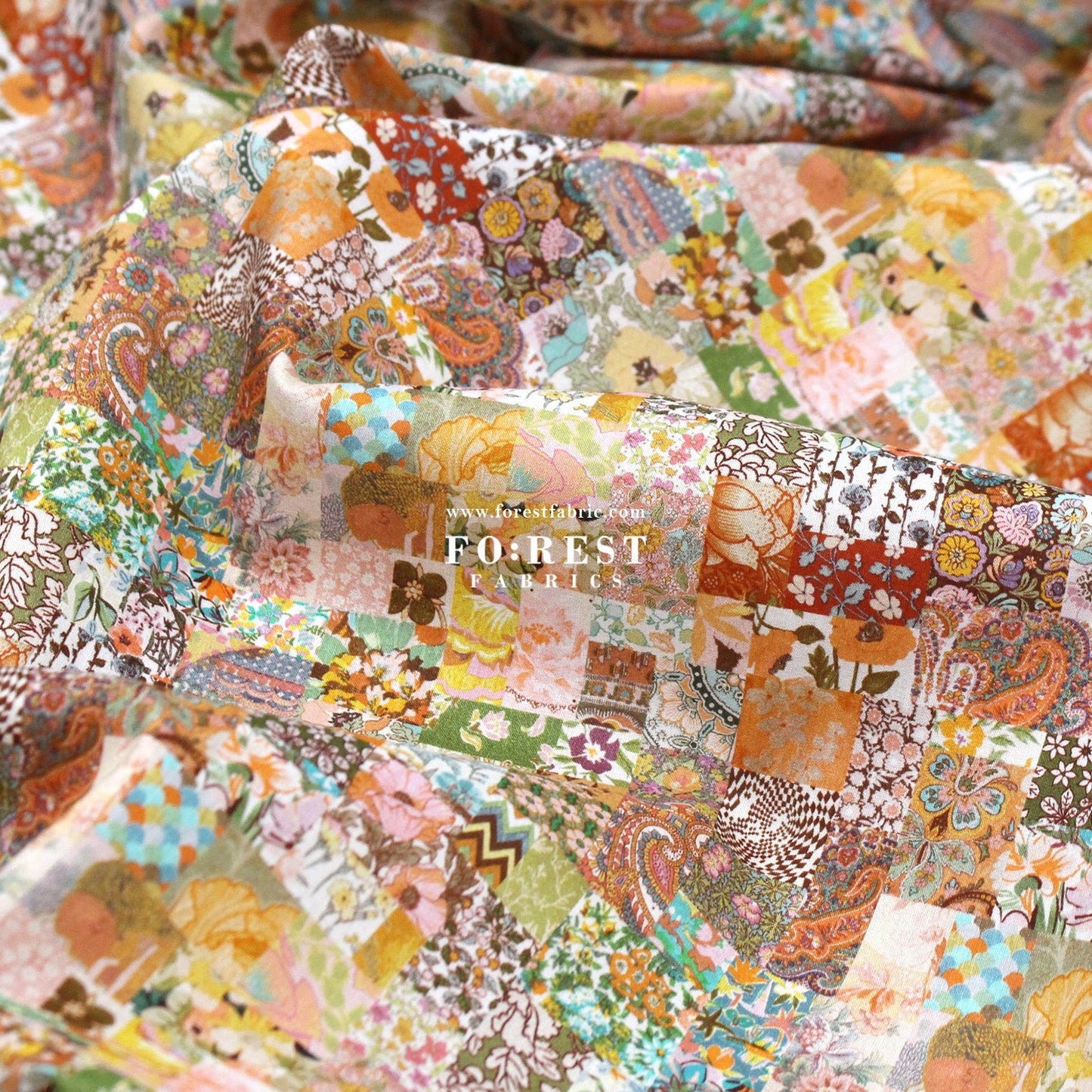 Liberty of London (Cotton Tana Lawn Fabric) - Archive Patchwork - FO:REST Fabric 布恩堂Liberty fabrictana lawnjapanese fabricykk zipper