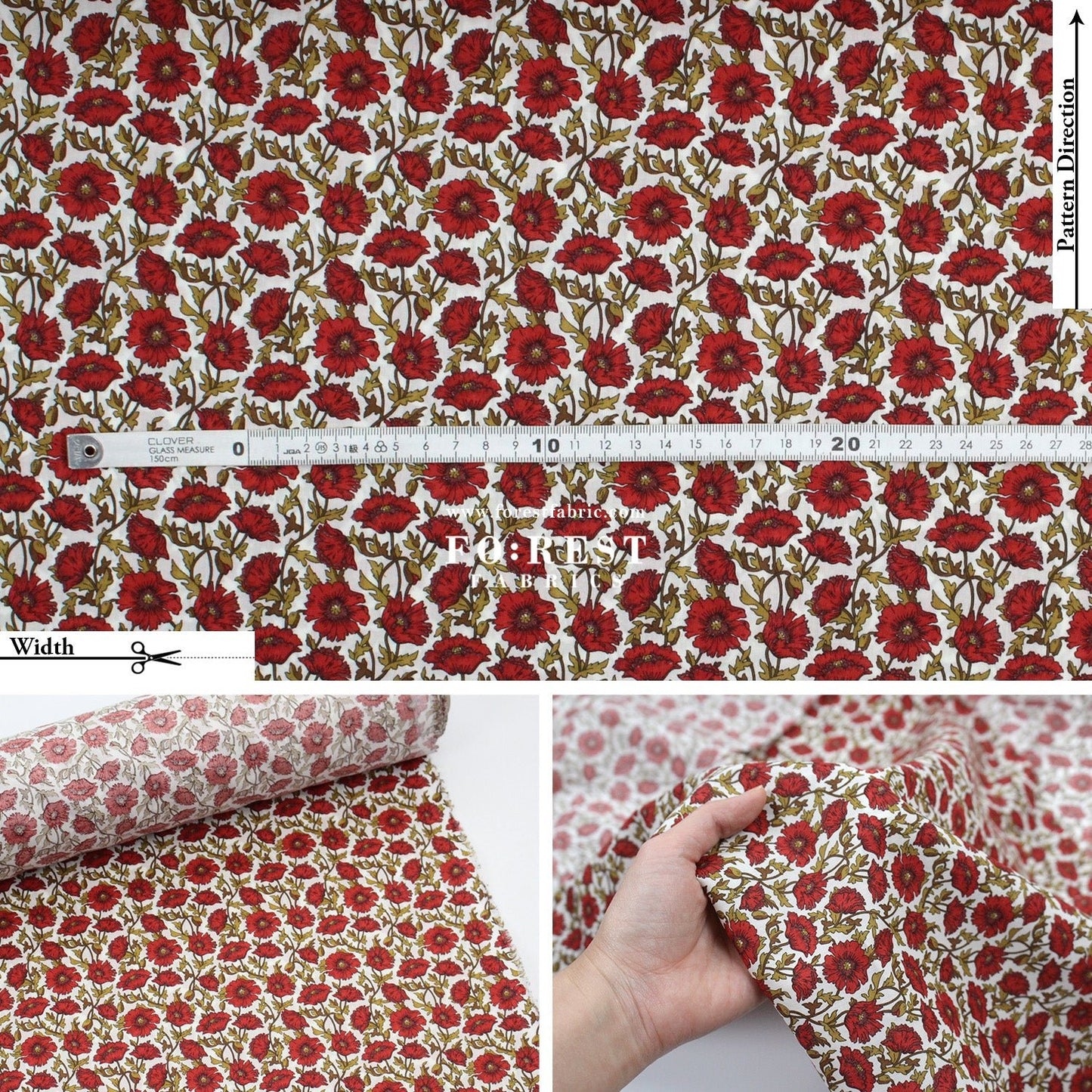 Liberty of London (Cotton Tana Lawn Fabric) - Astell Reece - FO:REST Fabric 布恩堂Liberty fabrictana lawnjapanese fabricykk zipper