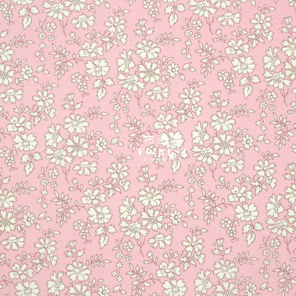 Liberty Of London (Cotton Tana Lawn Fabric) - Capel Pink Cotton