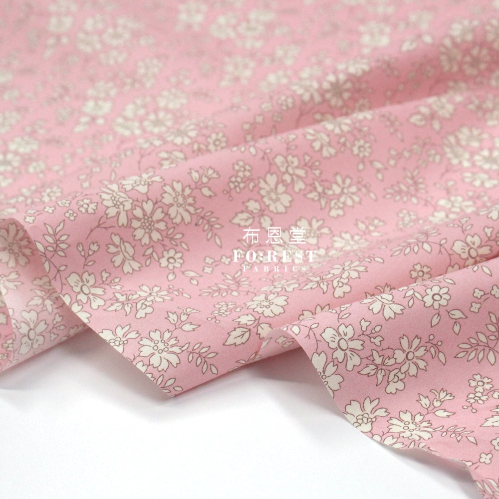 Liberty Of London (Cotton Tana Lawn Fabric) - Capel Pink Cotton