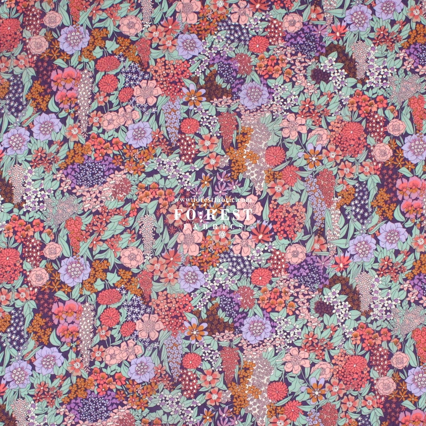 Liberty of London (Cotton Tana Lawn Fabric) - Ciara H - FO:REST Fabric 布恩堂Liberty fabrictana lawnjapanese fabricykk zipper