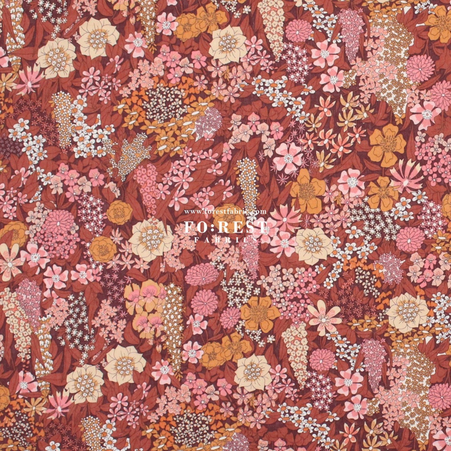 Liberty of London (Cotton Tana Lawn Fabric) - Ciara Metalic L - FO:REST Fabric 布恩堂Liberty fabrictana lawnjapanese fabricykk zipper