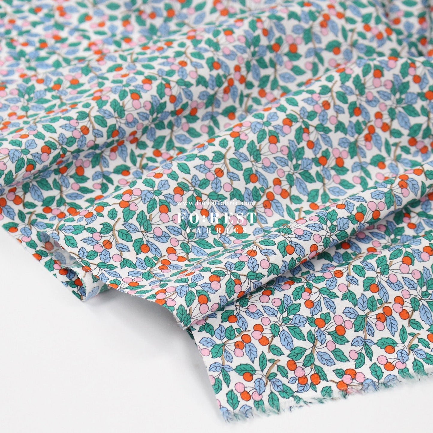 Liberty of London (Cotton Tana Lawn Fabric) - Colleen's Orchard - FO:REST Fabric 布恩堂Liberty fabrictana lawnjapanese fabricykk zipper