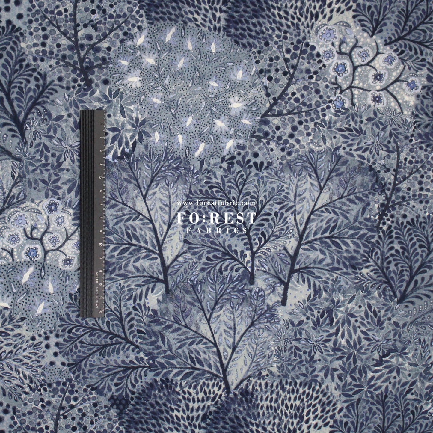 Liberty of London (Cotton Tana Lawn Fabric) - David Joe C - FO:REST Fabric 布恩堂Liberty fabrictana lawnjapanese fabricykk zipper