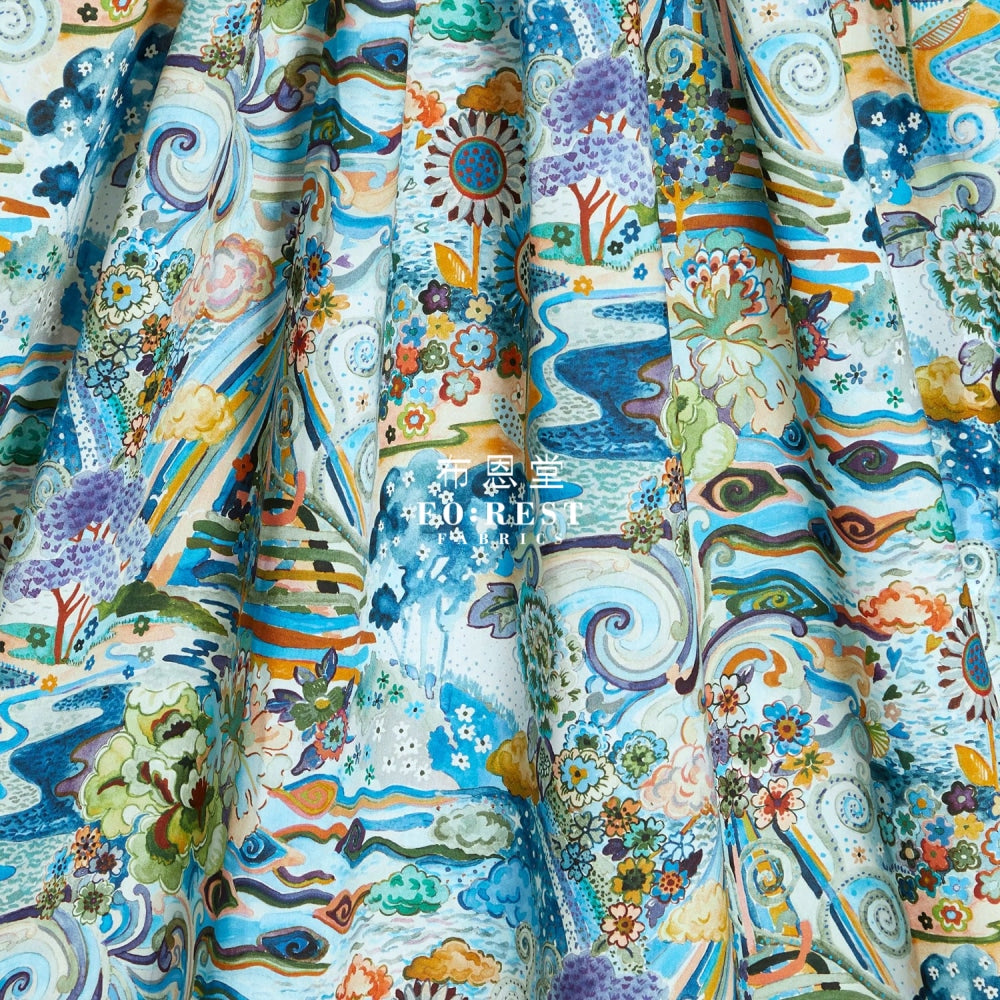 Liberty Of London (Cotton Tana Lawn Fabric) - Elysia Meadow Cotton